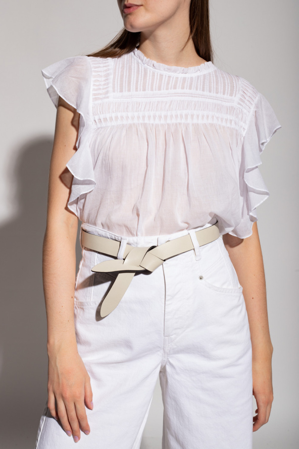 Isabel sold Marant Etoile Layona White Ruffle Blouse